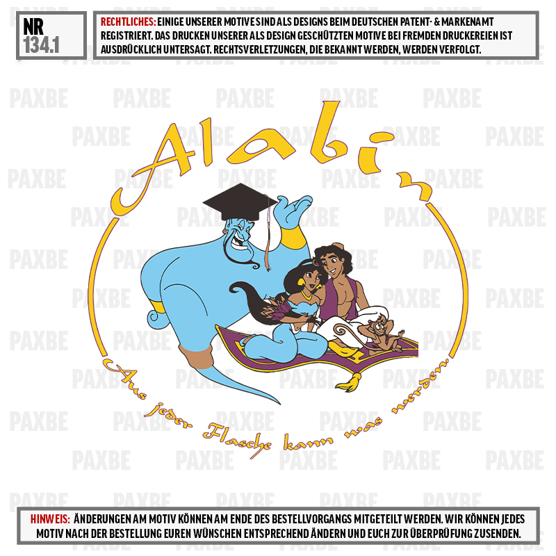 aladin, genie, magischer teppich, schüler, abschlussmütze, aladin, genie, magischer flugmattan, abschlussmütze, familie