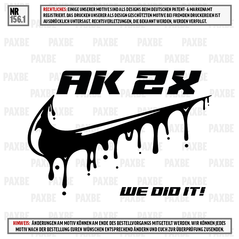 WE DID IT PAINT 156.1 WE DID IT PAINT 156.1