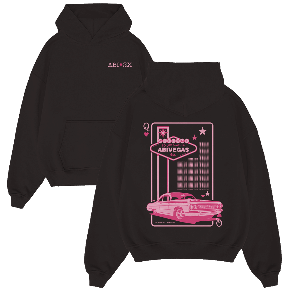 Hoodie, Sweatshirt, Rosa Muster, Vintage Auto, Stadtansicht, hoodie, schwarz hoodie, pinkes grafik,  Auto illustration, urban retro