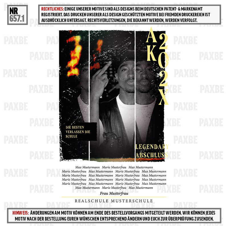 LEGENDARY ABSCHLUSS 2PAC 657.1 LEGENDARY ABSCHLUSS 2PAC 657.1