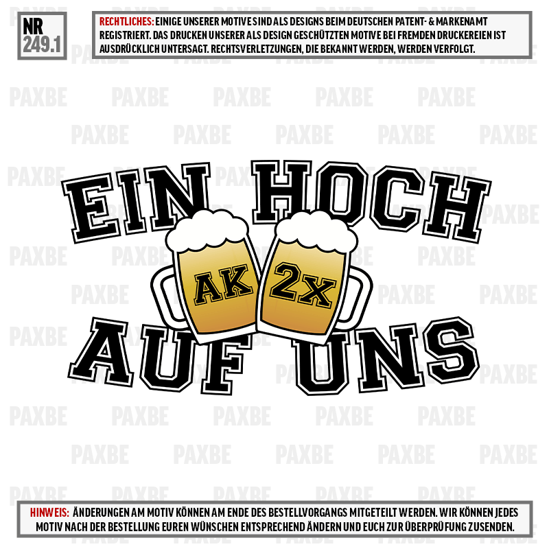 EIN HOCH AUF UNS 249.1