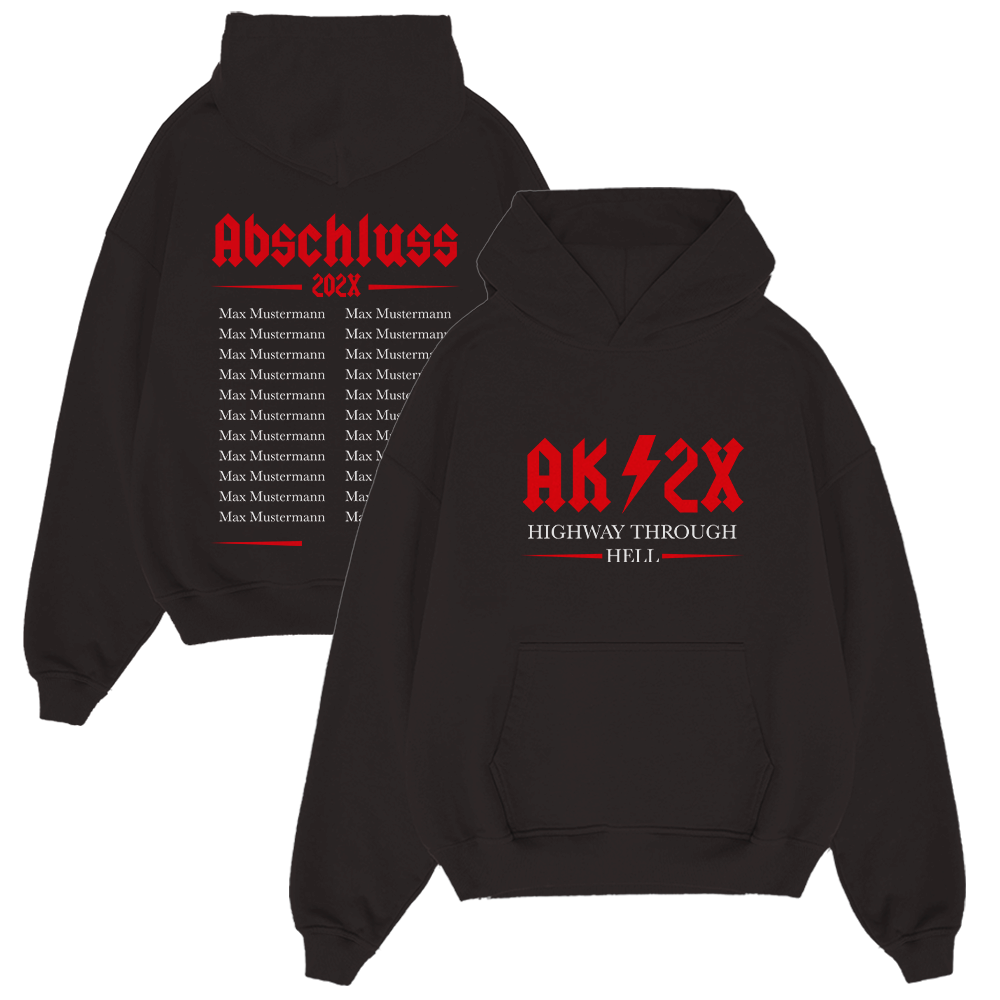 ACDC HIGHWAY THROUGH HELL 1.1 Strickwaren, Pullover, Sweatshirt, Kapuzenpulli, Kapuze