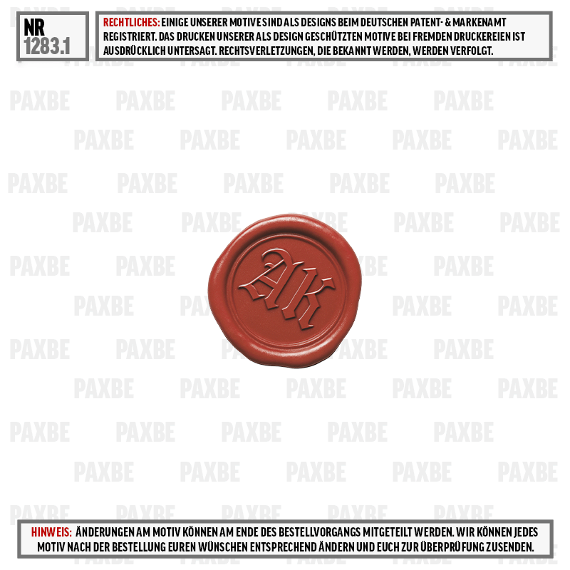 Wachssiegel, Wachssiegel