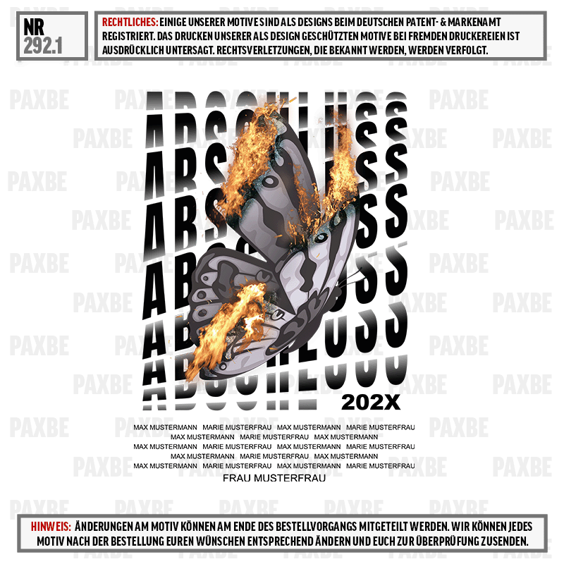 BURNED BUTTERFLY 292.1 Handschuh, Baseball-Handschuh, Werbung, Plakat, Person