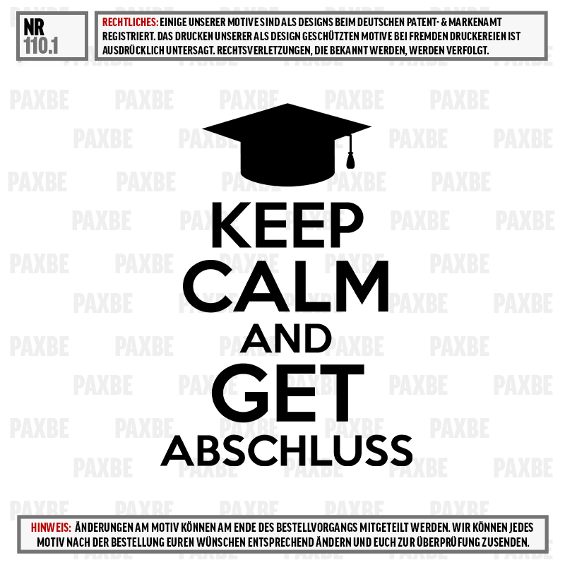 akademischer hut, abschluss, mütetemü, textbasierte plakette, ruhige ausstrahlung, abitur, mütze, mortarboard, text-poster, keep calm