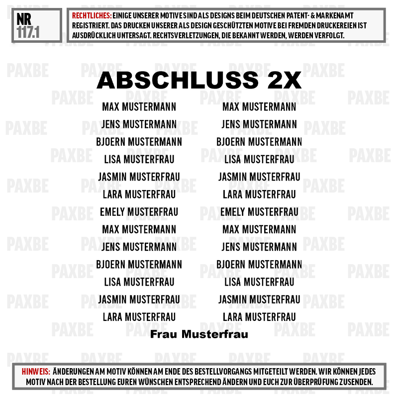 Text, Zertifikat, Abstrakt, Musterfrau, Frau, abschluss 2x, katalogtitel, personennamen, damen musterfrau, schwarze schrift
