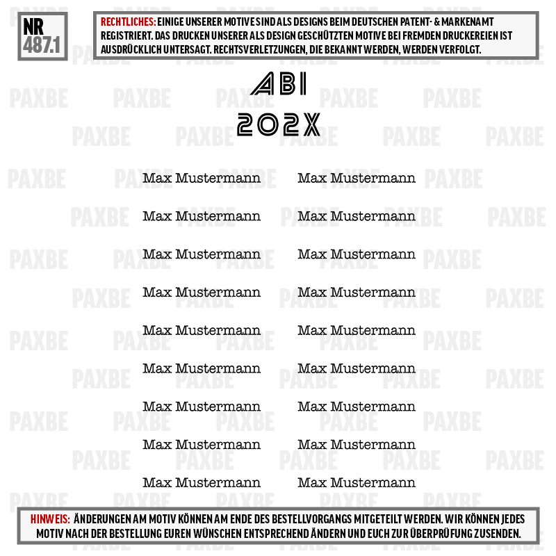 ABITUR GEBONGT 487.1 Seite, Text