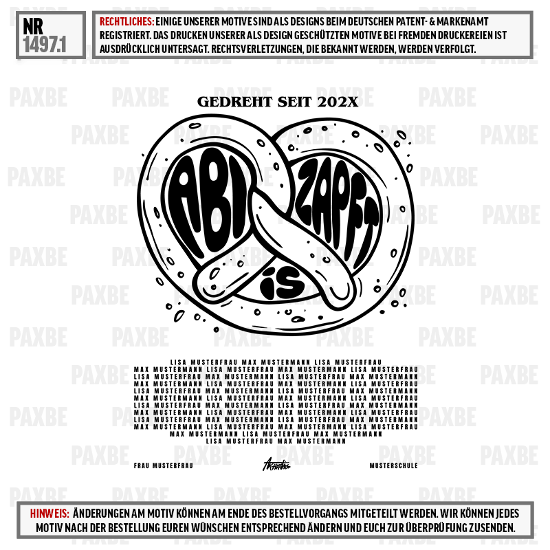 clever stamp, abstract logo, text motif, intertwined rings, graphic design, t-shirt, Graphic, oval logo, schwarz-weiß, Textlogo