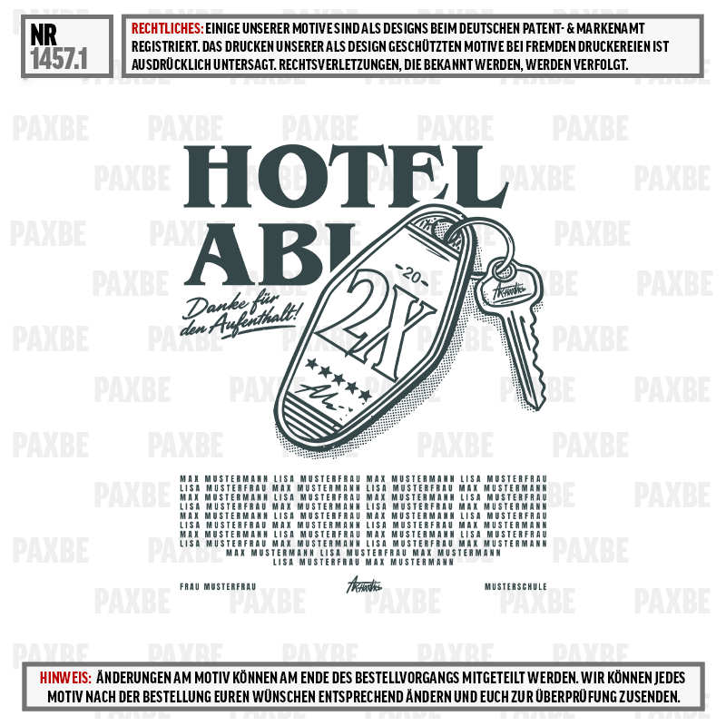 Hotel Schlüsselkarte, Schlüsselanhänger, Zweikarte, Hotelkarte, Kartenanhänger