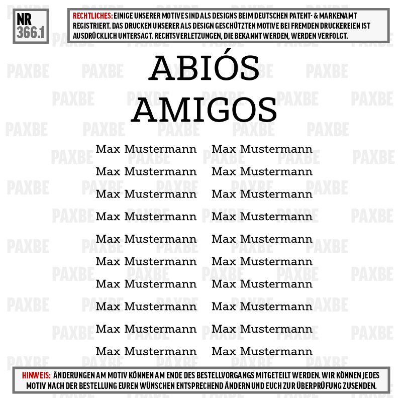 ABIOS AMIGOS BÜFFEL SKULL 366.1 ABIOS AMIGOS BÜFFEL SKULL 366.1