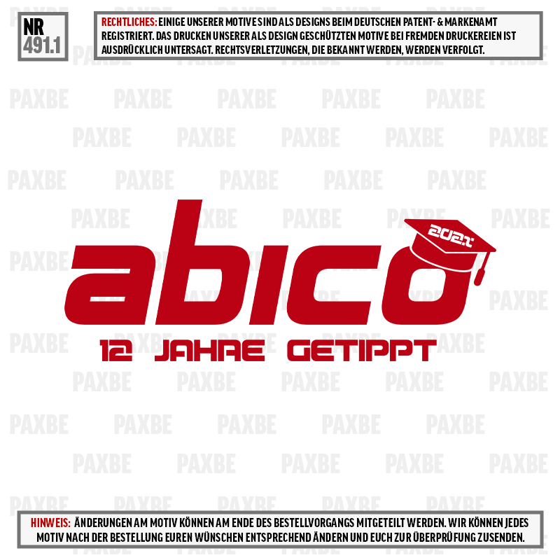 ABICO 12 JAHRE GETIPPT 491.1 ABICO 12 JAHRE GETIPPT 491.1