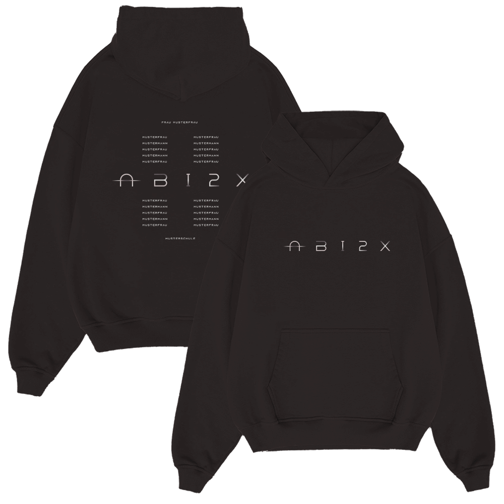 Hoodie, Schwarz, Kangaroo-Tasche, Printed text, Kapuze,  Hoodie, Schwarz, Kapuzenpulli, Ab12X, Print