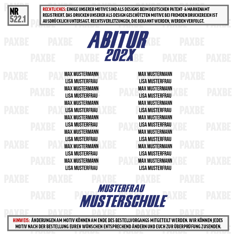 SNICKERS ABITUR 522.1 Werbung, Plakat, Text