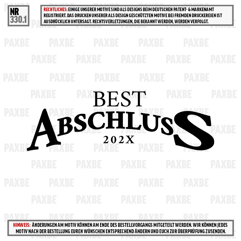 BEST ABSCHLUSS WORLD 330.1 BEST ABSCHLUSS WORLD 330.1