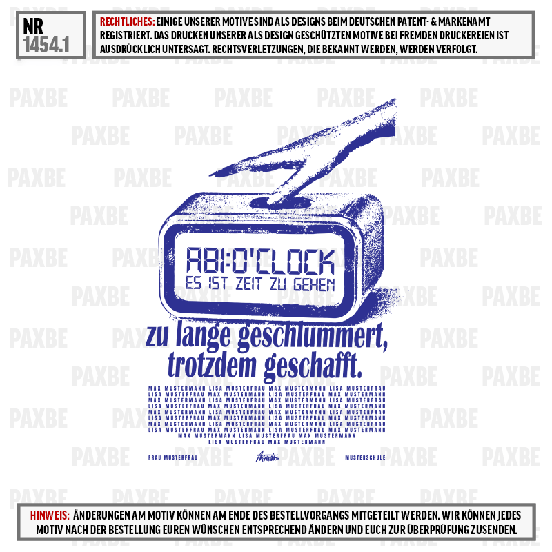 Wecker, digitales Display, Tischuhr, blaues Motiv, Zeit-Erinnerung