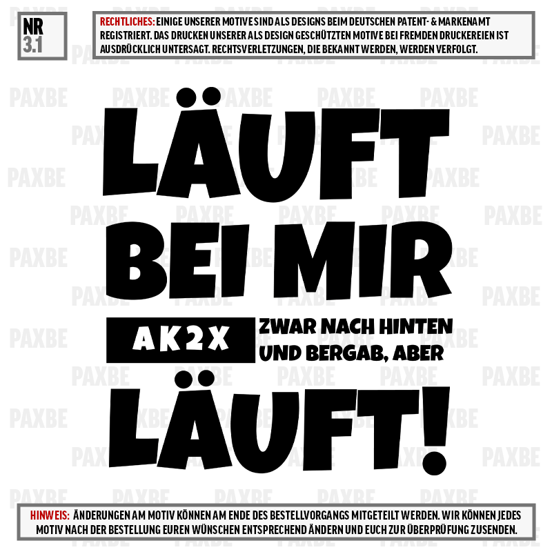 LÄUFT BEI MIR BERGAB 3.1 LÄUFT BEI MIR BERGAB 3.1
