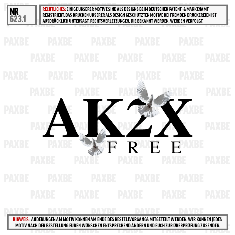 logo, AK2X, FREI, tauben, monochrom