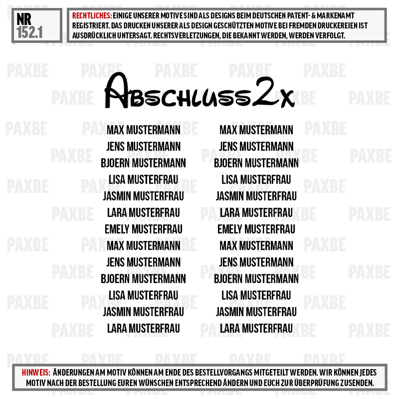 Text, Namen, Vorlage, Mockup, Layout, -Abschluss2x, Namensliste, Musterfrau, MusterMann, Signaturzentrum