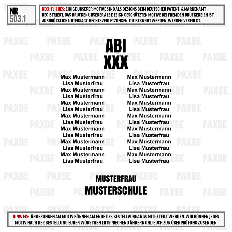 Musterfrau, Mustersschule, Namensliste, Bildschirmtext, Musterbild, Musterfrau, Musterschule, Prototyp, Kunstwerk, Drucklayout