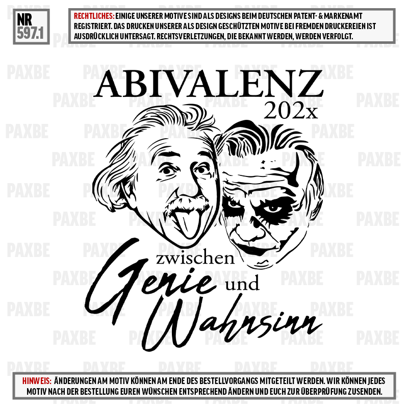 ABIVALENZ ZWISCHEN GENIE UND WAHNSINN 597.1 ABIVALENZ ZWISCHEN GENIE UND WAHNSINN 597.1