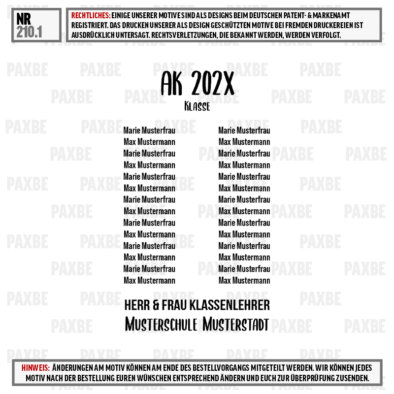 Klassenzimmer, Klasse, Schüler, Namensliste, Musterschule, Klasseschild, Notenliste, Schulklasse, Musterfirma, Schülerliste