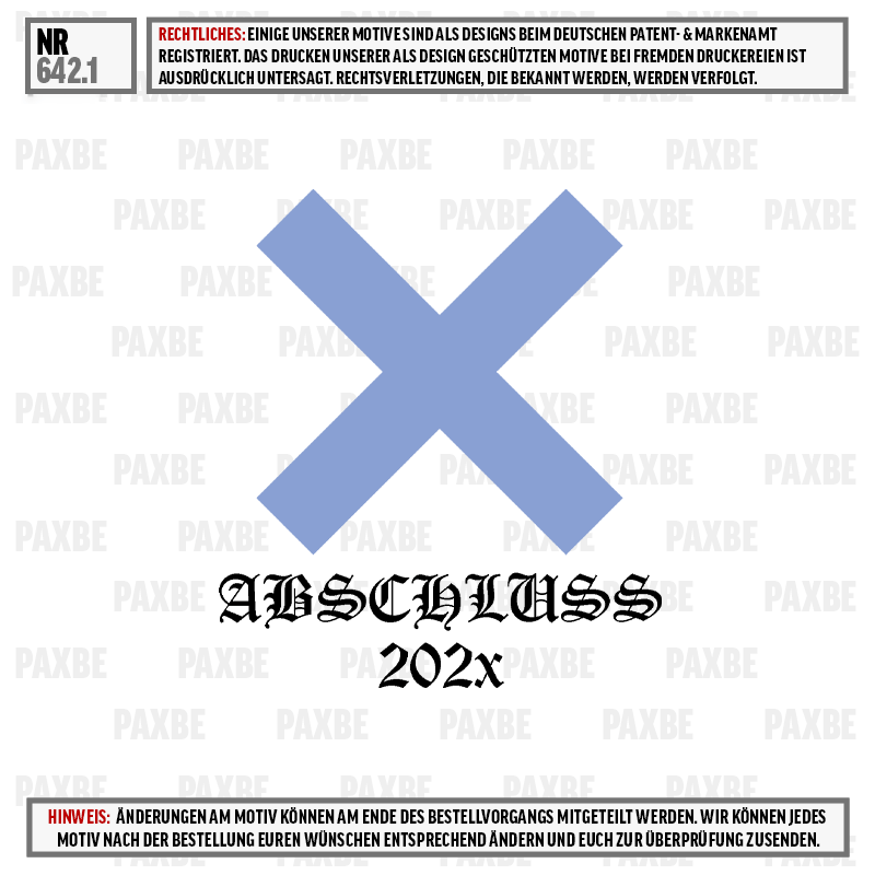x, blaues x, absurdus, t-shirt motif, 202x, X, Abschluss 202x, X-Motiv, Schriftzug, Schwarz-Rot-Gold?