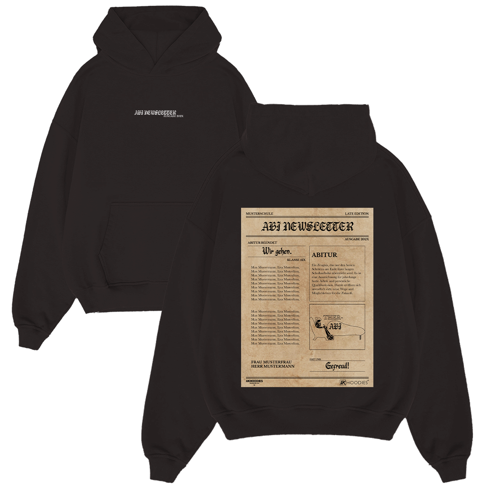 ABI NEWSLETTER 848.1 Strickwaren, Pullover, Sweatshirt, Kapuzenpulli, Kapuze