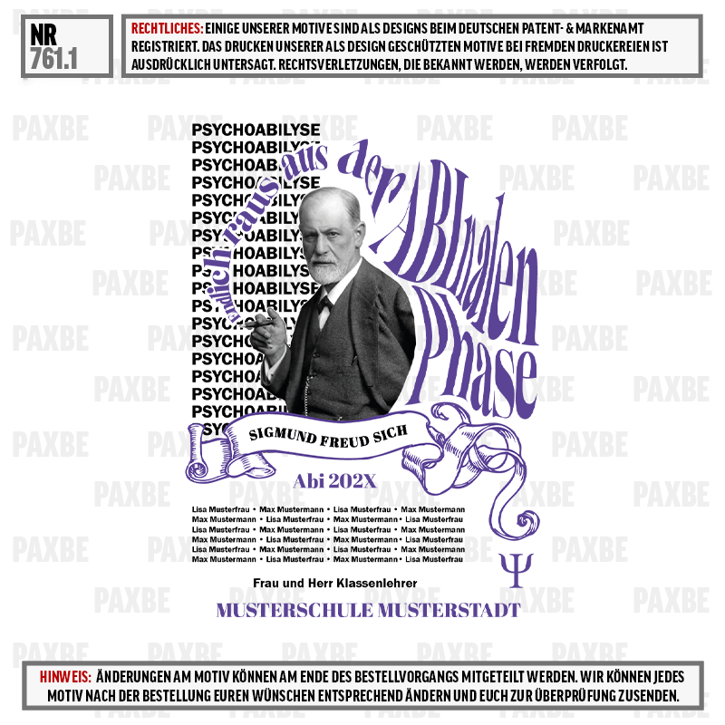 Psychologie, Philosophie, Abschlussmotiv, Designstudie, Abiband, Psychoanalyse, Phasen, Poster, Abbildung, Abbildung mit Mann