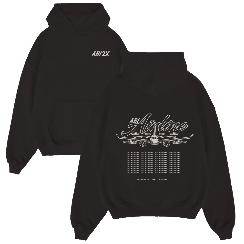 hoodie, schwarz, flugzeug, grafik,  Fronttasche, hoodie, schwarz, fronttasche, vorderer text, flugzeug grafik