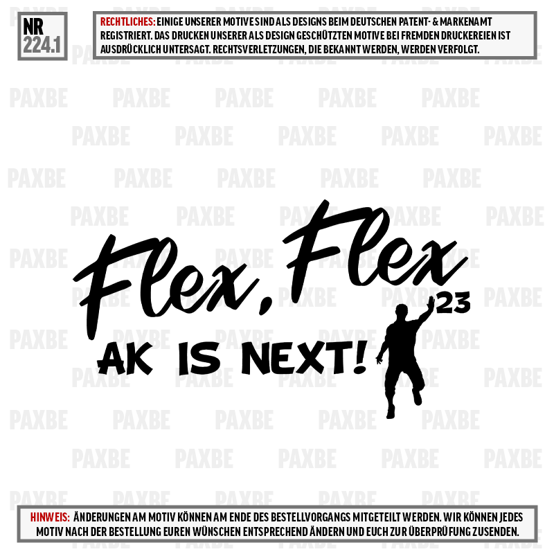 FLEX FLEX AK IS NEXT 224.1