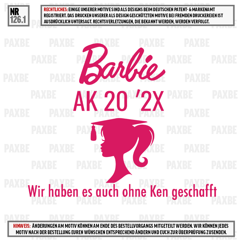 BARBIE WIR HABEN ES AUCH OHNE KEN GESCHAFFT 126.1 BARBIE WIR HABEN ES AUCH OHNE KEN GESCHAFFT 126.1