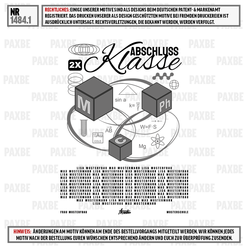 Musterholz, Chemische Symbole, Krik Cubes, Abschlussklasse, Schulprojekt, Chemie, Laborgeräte, Abschluss Klasse, Schulprojekt, Kubes