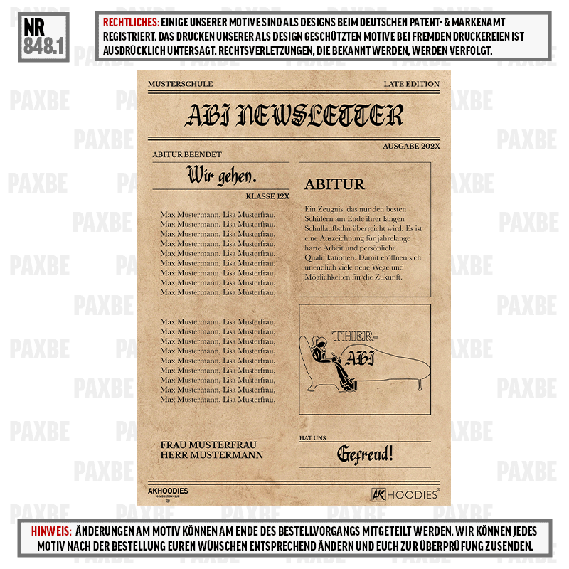 ABI NEWSLETTER 848.1  ABI NEWSLETTER 848.1