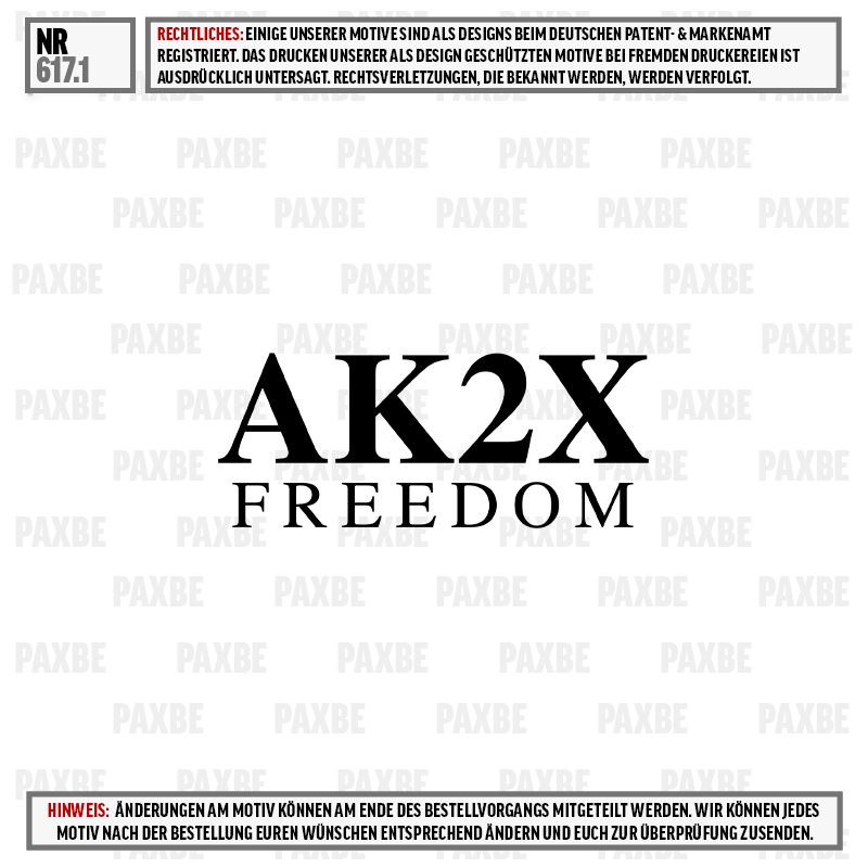 logo, AK2X, Freiheit, Text, Markenbild, AK2X, FREEDOM, logo, text, schwarz- lettering