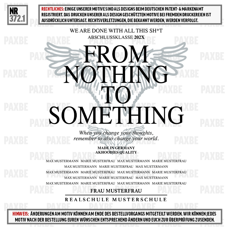 FROM NOTHING TO SOMETHING 372.1 FROM NOTHING TO SOMETHING 372.1