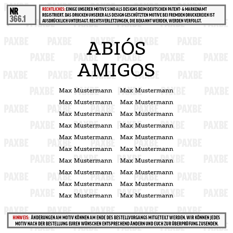 Name, Vorlage, Text, Gitter, Etiketten, Namensliste, Abíós Amígos, Personenliste, Namensposter, Doppelname