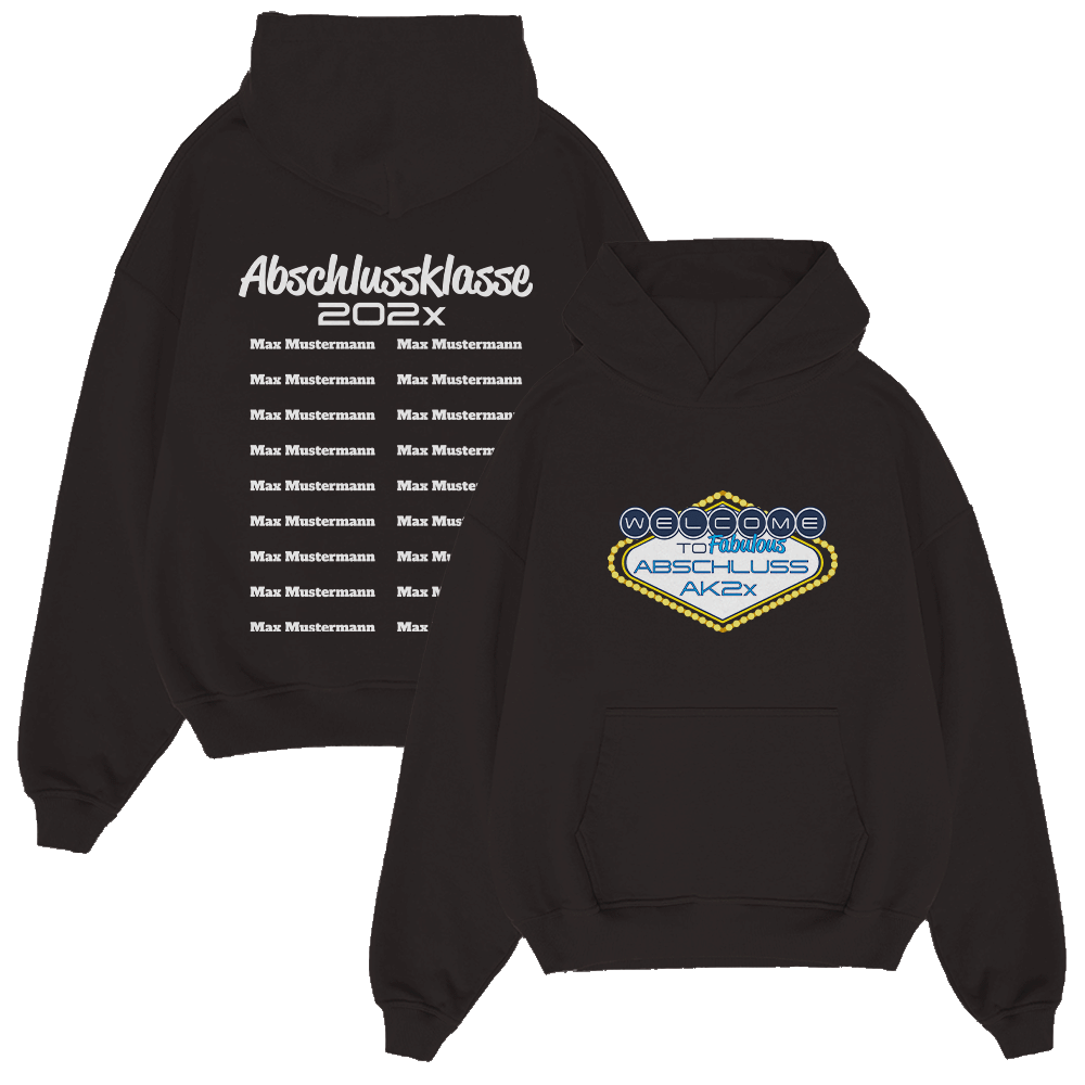 WELCOME TO FABULOUS ABSCHLUSS 187.1 Bekleidung, Strickwaren, Pullover, Sweatshirt, Kapuzenpulli
