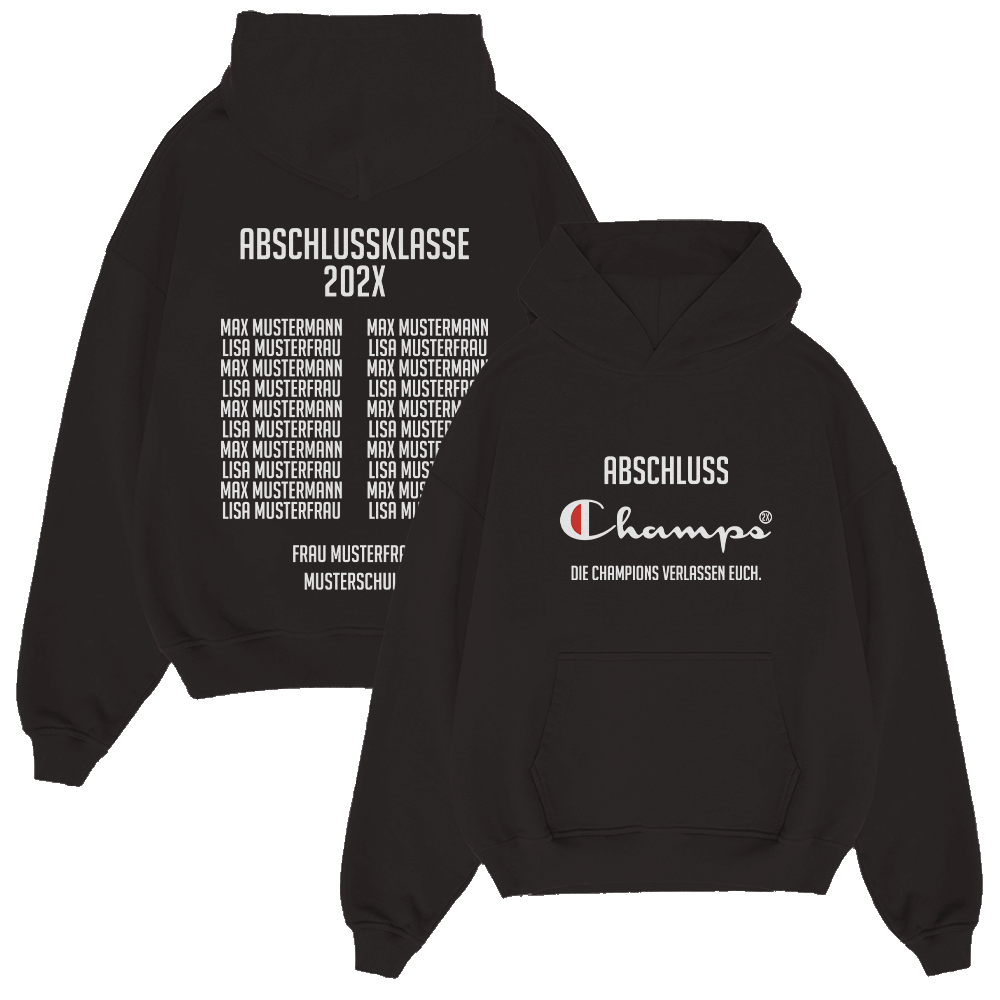 CHAMPS DIE CHAMPIONS VERLASSEN EUCH 54.2 Bekleidung, Strickwaren, Pullover, Sweatshirt, Kapuzenpulli, Bekleidung, Strickwaren, Pullover, Sweatshirt, Kapuzenpulli
