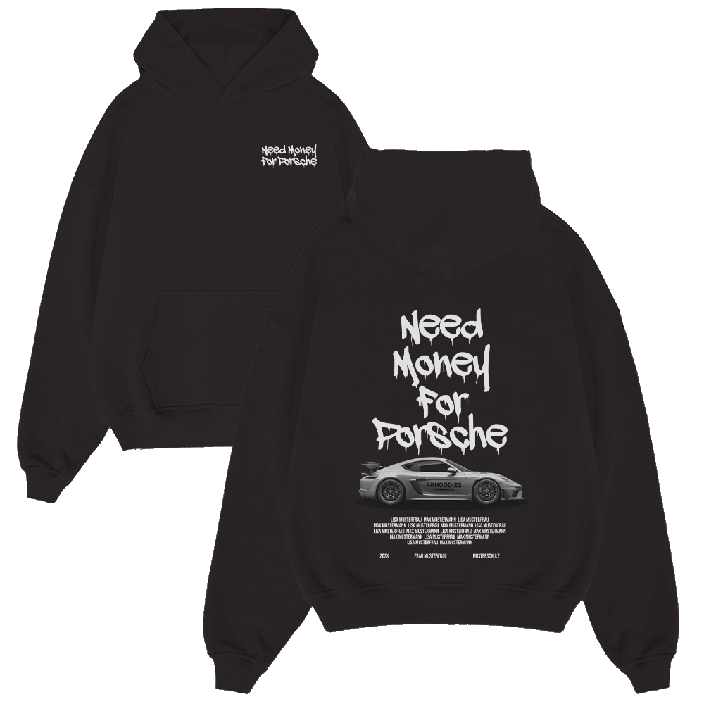 NEED MONEY FOR PORSCHE 911.1 Strickwaren, Pullover, Sweatshirt, Kapuzenpulli, Kapuze, Strickwaren, Pullover, Sweatshirt, Kapuzenpulli, Kapuze