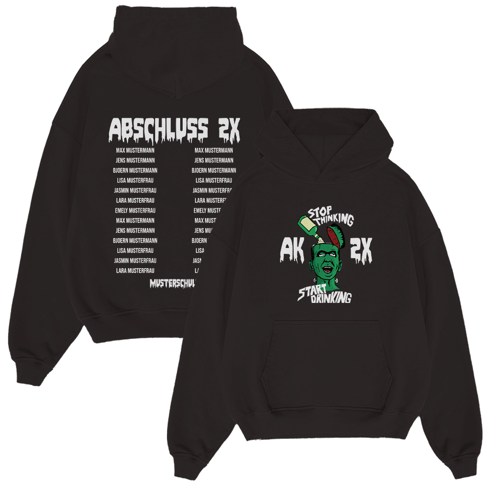 Hoodie, Schwarz, Kapuze, Print, Reflexions, hoodie, hooded sweatshirt, schwarz, grafik, design