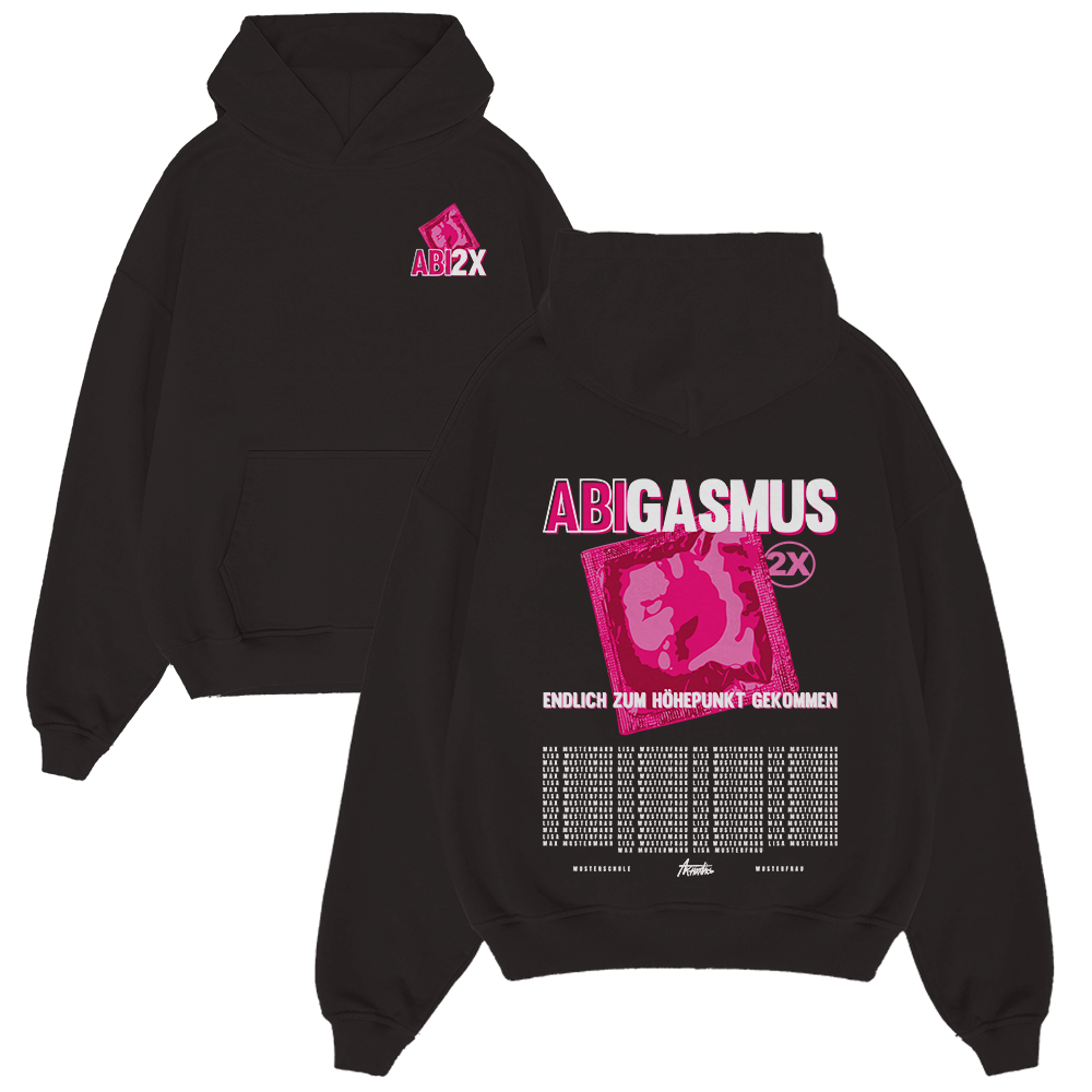 Hoodie, Pullover, Schwarz, Pink Grafik, Kreis Muster, Hoodie, Schwarz, Grafik, Pink, Motiv