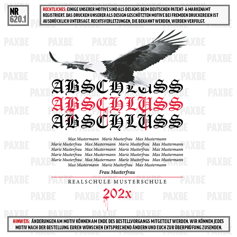 EAGLE ABSCHLUSS 620.1 EAGLE ABSCHLUSS 620.1