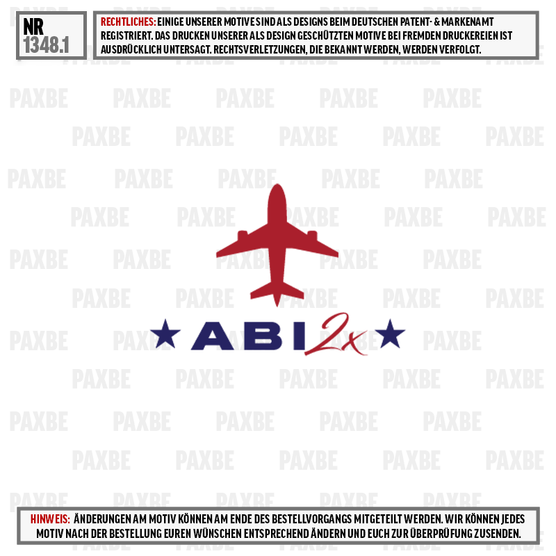 Flugzeug, Logo, Rot, Blau, ABI 2x, flugzeug, logo, aviation, flugzeugmarke, text