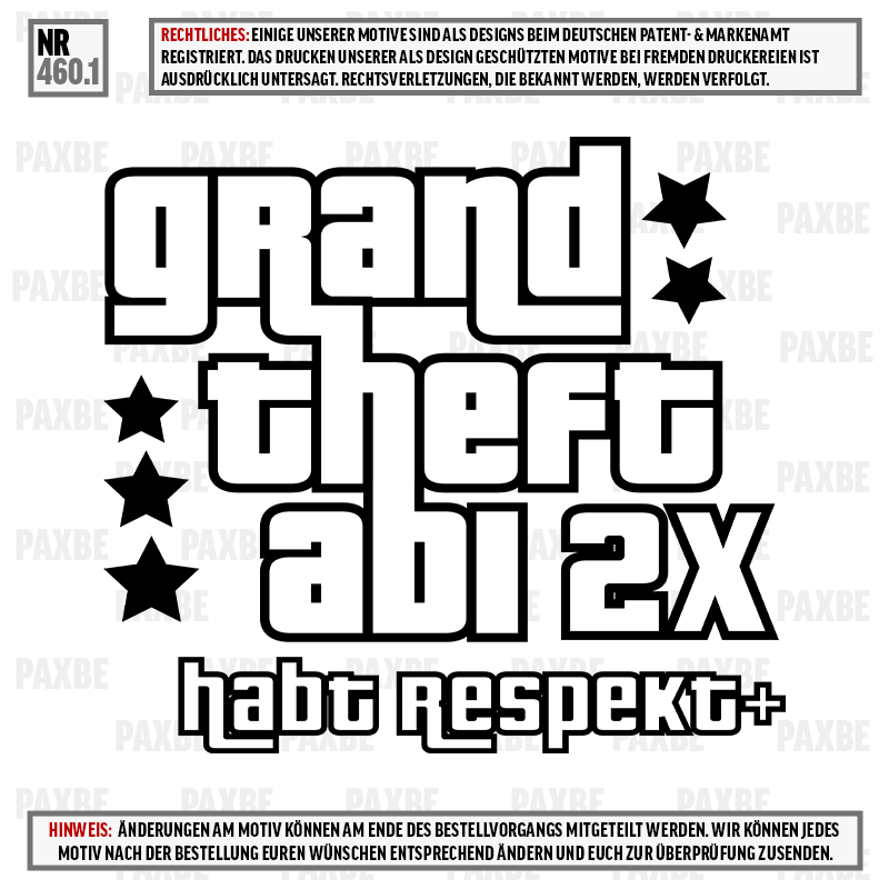 GRAND THEFT ABI 460.1 GRAND THEFT ABI 460.1