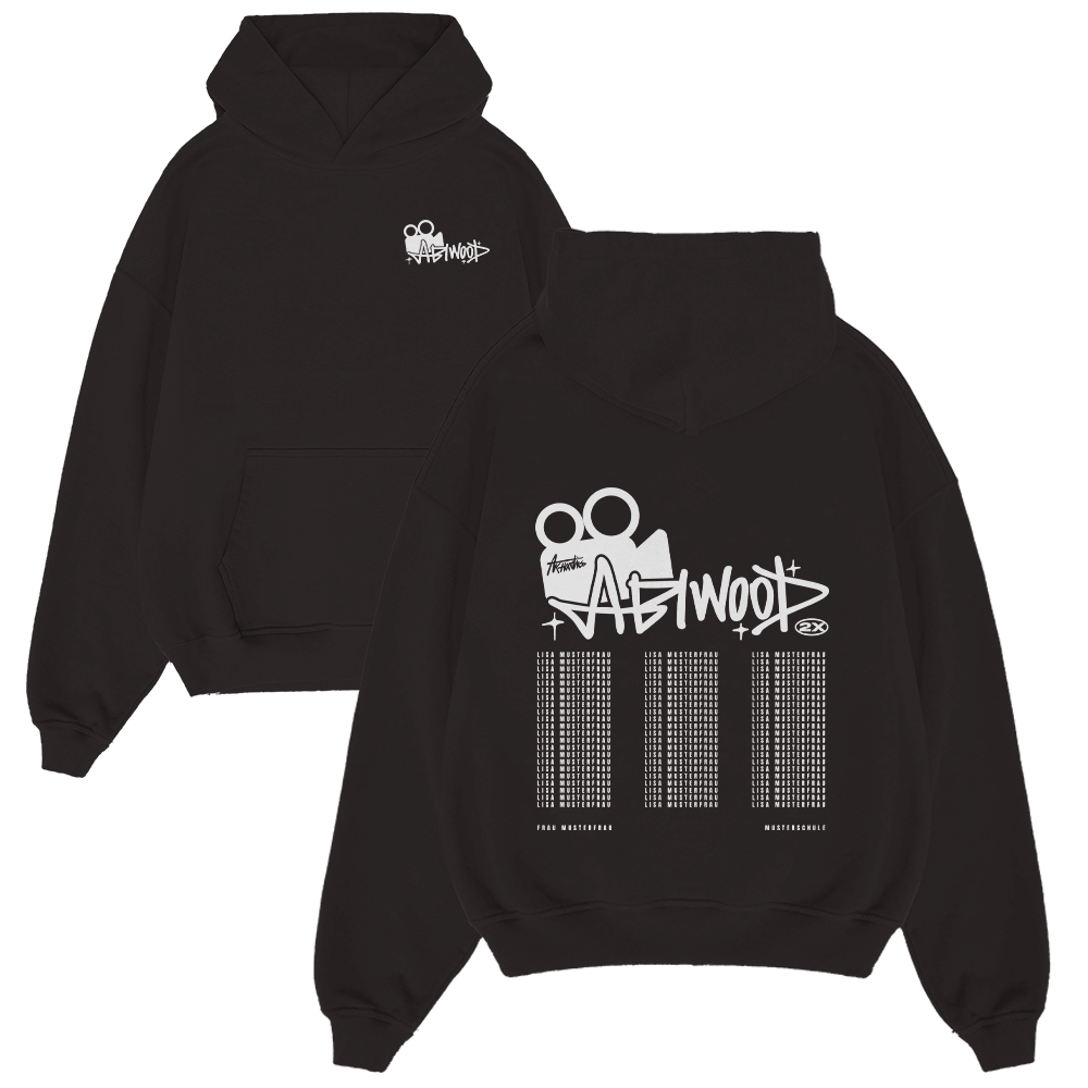 hoodie, schwarz, logo, grafik, tasche, Hoodie, Schwarz, Kapuze, Grafik-Design, Kangaroo-Logo