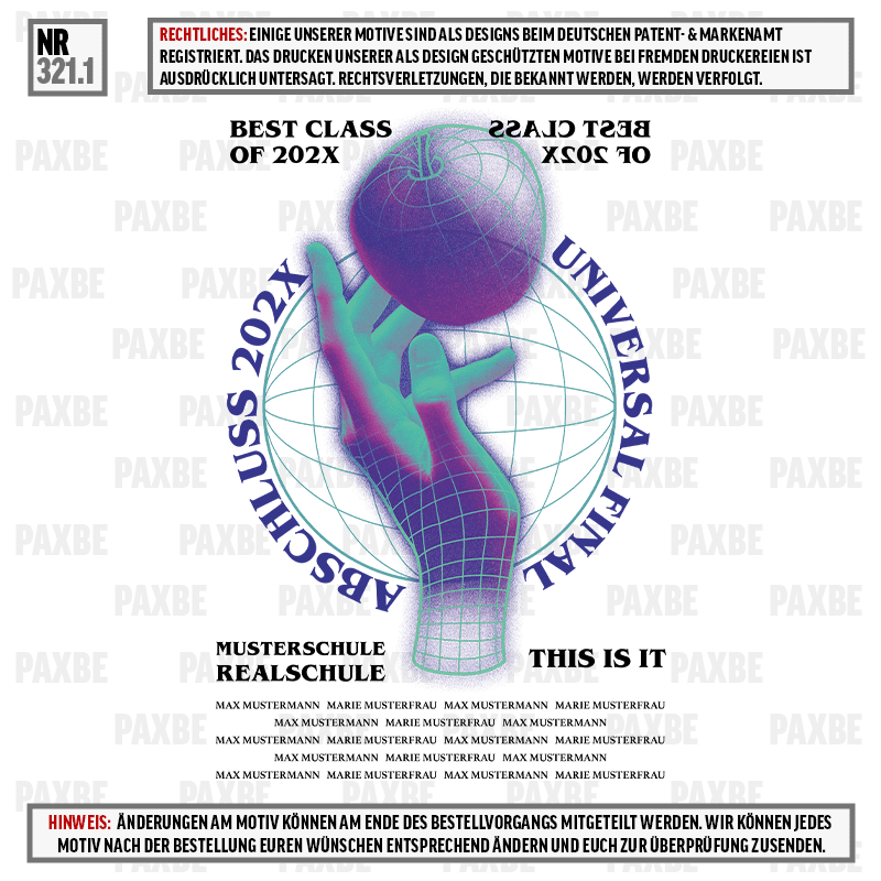 UNIVERSAL HAND 321.1 UNIVERSAL HAND 321.1