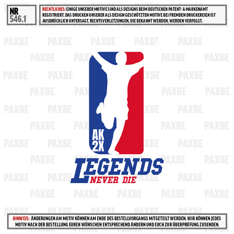 logo, legends never die, basketball, silhouette, ausweis, Logo, Grafik, Silhouette, Basketball, Legend, AK 2K