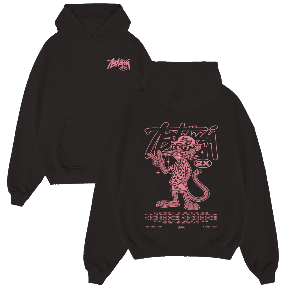 Hoodie, Pullover, Graphic, Pink design, Cartoon mouse
