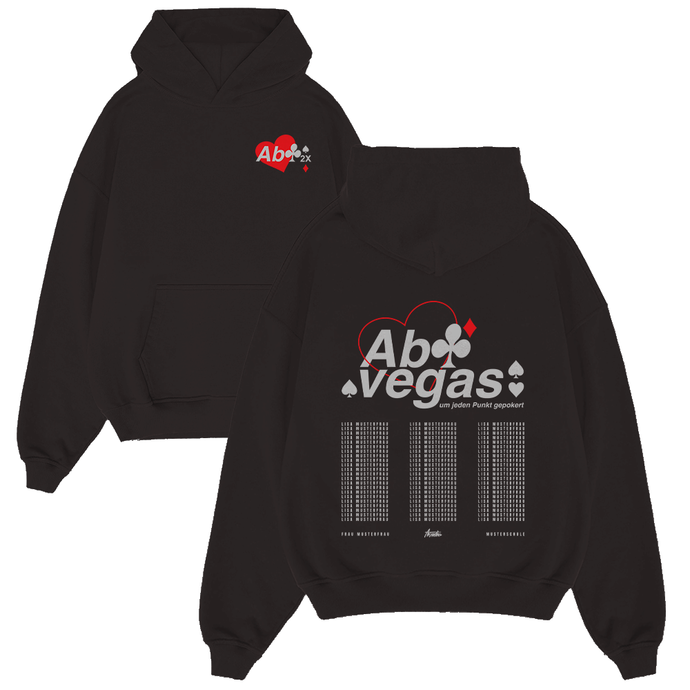 hoodie, schwarz, grafik, print, Vegas, Hoodie, Schwarzer Hoodie, Grafik-Hoodie, Las-Vegas-Design, Herz-Grafik
