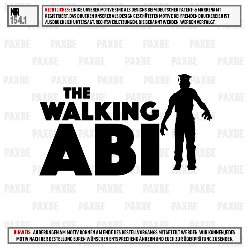 Silhouette, Figur, Absolvent, The Walking, Logo, The Walking, ABI, Silhouette, Abschluss, Poster